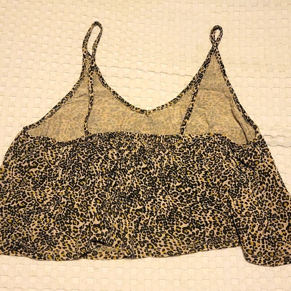 Animal print flowy crop top - Picture 2 of 2